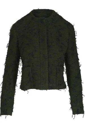 AKRIS Sequined bouclé short jacket