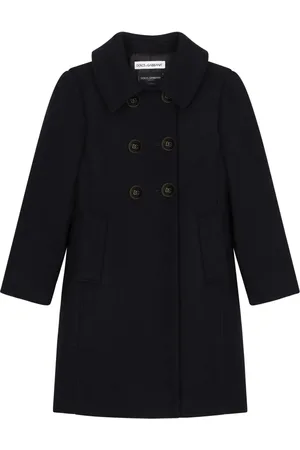Dolce & Gabbana DG-buttons double-breasted wool coat