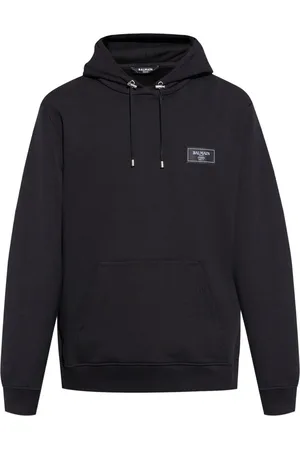 Balmain Logo-patch hoodie