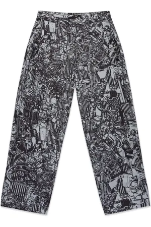 MARCELO BURLON AOP pyjama pants