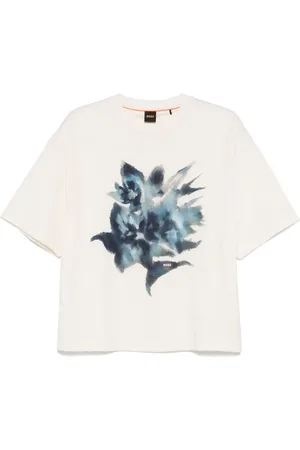 HUGO BOSS Floral-print T-shirt