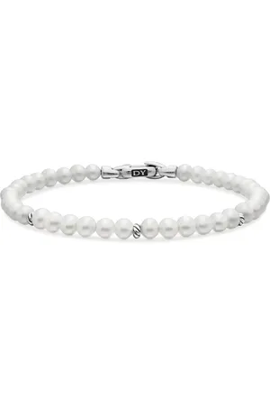 David Yurman Sterling Bijoux Spiritual Beads pearl bracelet (4mm)