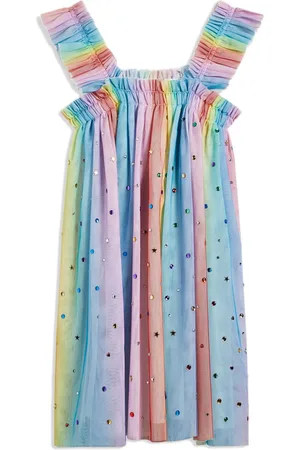 Stella McCartney Rainbow pleated dress