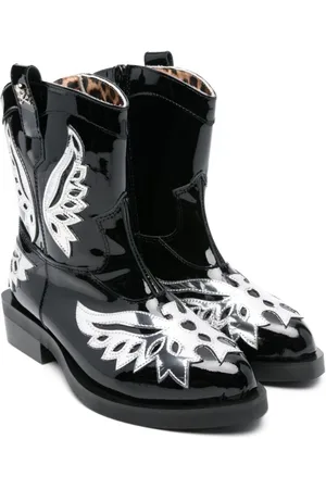 Philipp Plein Leather ankle boots