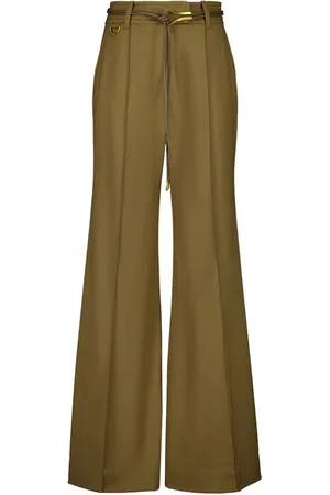 ZIMMERMANN Crush flared trousers