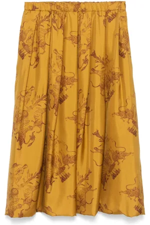 Fabiana Filippi Graphic-print midi skirt