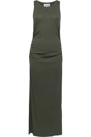 Ganni Rib tank top long dress