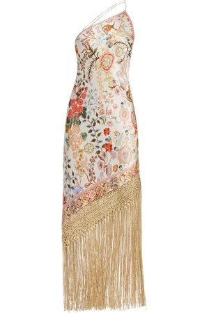 Camilla In Honour of Heirlooms-print dress