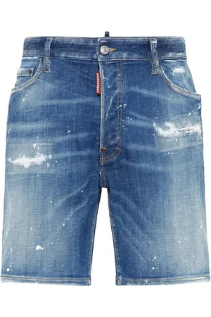 Dsquared2 Stretch-cotton denim shorts