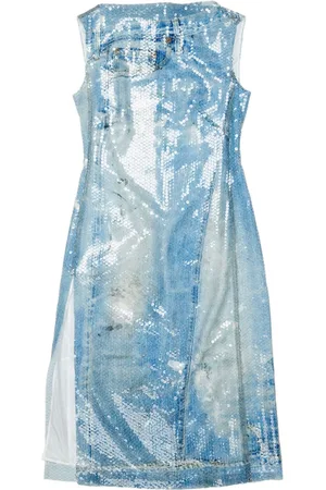 Acne Studios Printed sequin dress