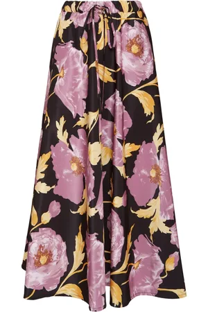 La DoubleJ Printed midi skirt