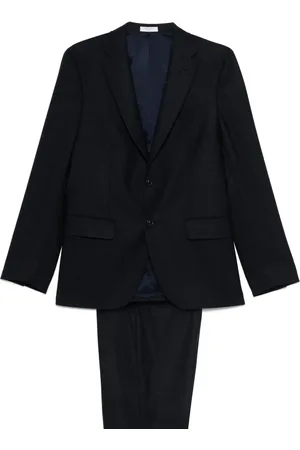 Boglioli Prince of Wales-pattern suit