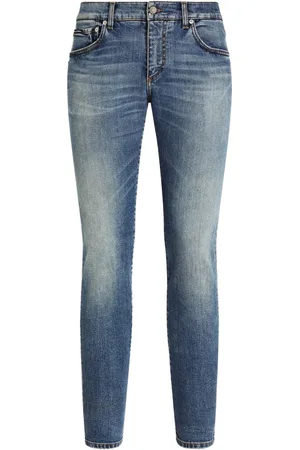 Dolce & Gabbana Whiskering-effect skinny jeans