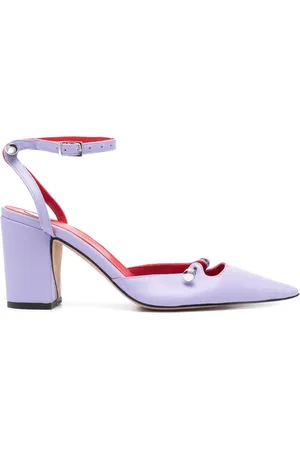 HARDOT 80mm leather pumps