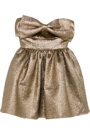 Self-Portrait Metallic mini dress