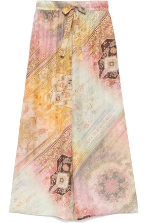 ZIMMERMANN Tallow palazzo trousers