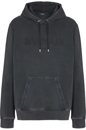 Balmain Logo-embroidered hoodie