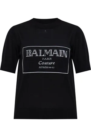 Balmain Logo-print knit T-shirt