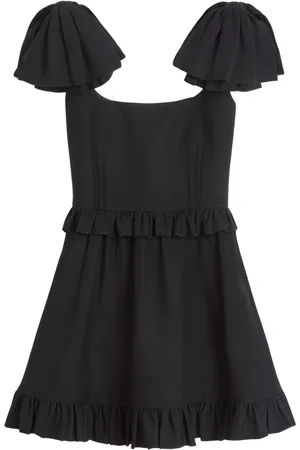 VALENTINO GARAVANI Crepe couture mini dress