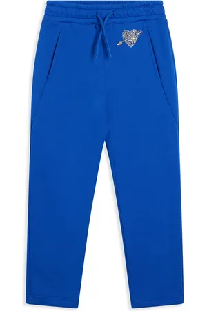 Msgm Rhinestone-embellished track pants