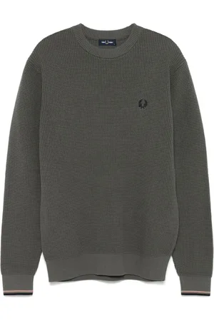 Fred Perry Waffle-stitch sweater