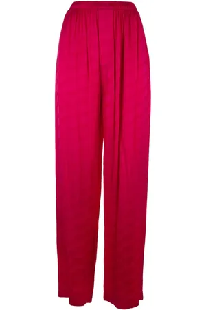 Balenciaga Pleated straight-leg trousers