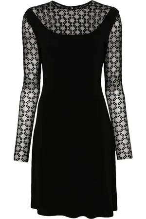 Givenchy 4G flocked midi dress
