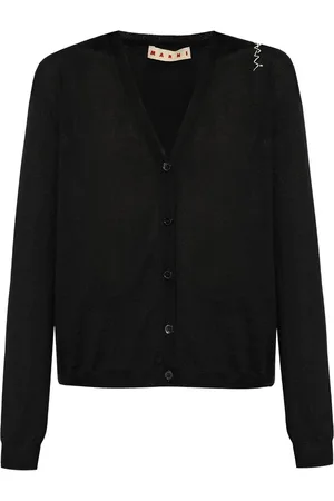 Marni Embroidered-logo cardigan