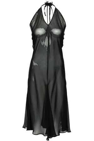 Kiki de Montparnasse Papillon tetine keyhole halter dress