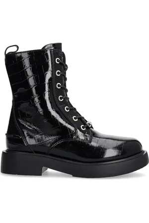 Moschino Crocodile-effect boots