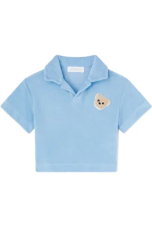Palm Angels Bear appliqu?? polo shirt