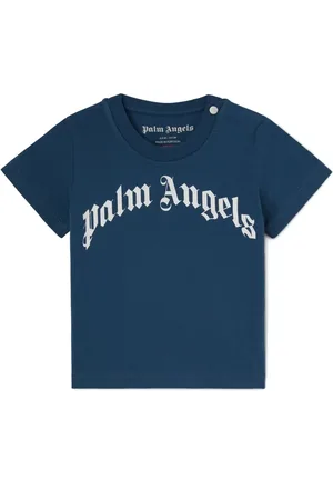 Palm Angels Curved logo-print T-shirt