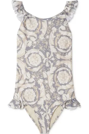 VERSACE Barocco-print swimsuit