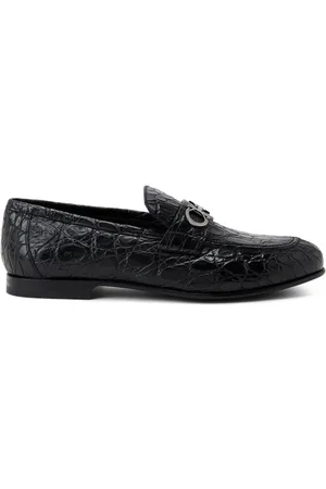 Salvatore Ferragamo Gancini-buckle penny-slot loafers