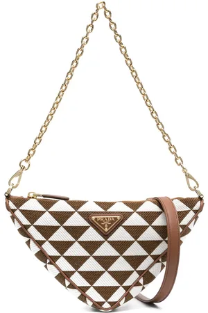 Prada Symbole logo-plaque mini bag