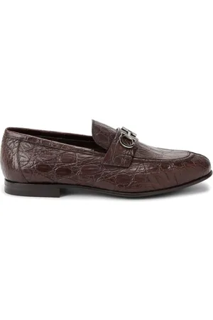 Salvatore Ferragamo Gancini-buckle penny-slot loafers