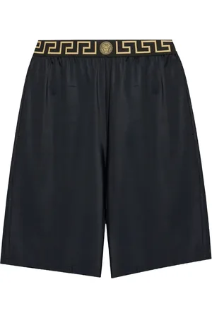 VERSACE Greca-waistband shorts