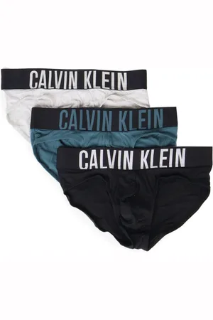 Calvin Klein Logo-waistband briefs (pack of three)