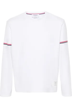 Thom Browne RWB stripe cotton T-shirt