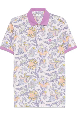 Etro Paisley polo shirt