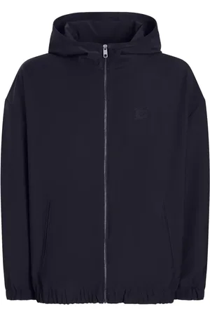 Dolce & Gabbana Logo-plaque hooded jacket