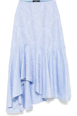 Etro Paisley-jacquard midi skirt