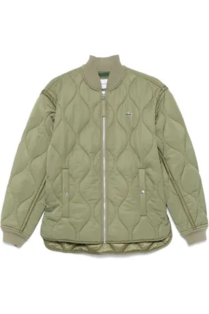 Lacoste Logo-embroidered waterproof jacket