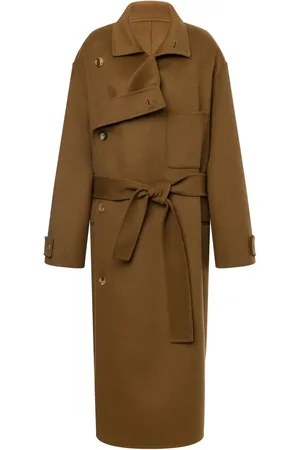 Serafini Double-breasted wool coat