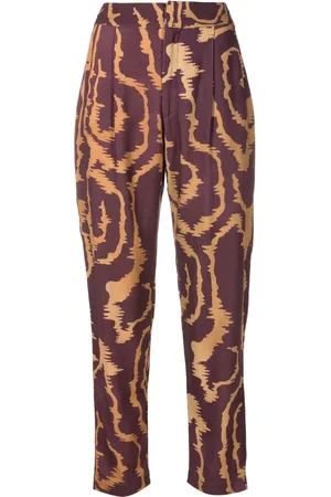 Lenny Niemeyer Abstract-print cropped trousers