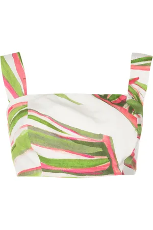 Lenny Niemeyer Abstract-pattern print square-neck top