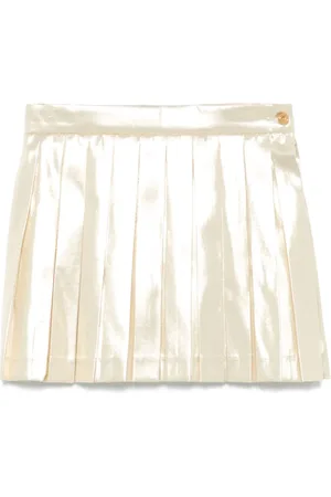 VERSACE Pleated mini skirt