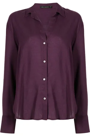 Lenny Niemeyer Linen-blend long-sleeve shirt