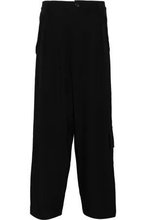 YOHJI YAMAMOTO Wool cropped trousers