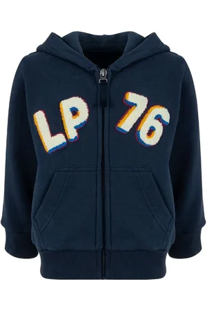 Lapin House Logo-embroidered cotton hoodie